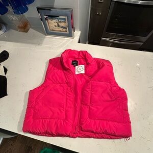Pink Puffer Vest